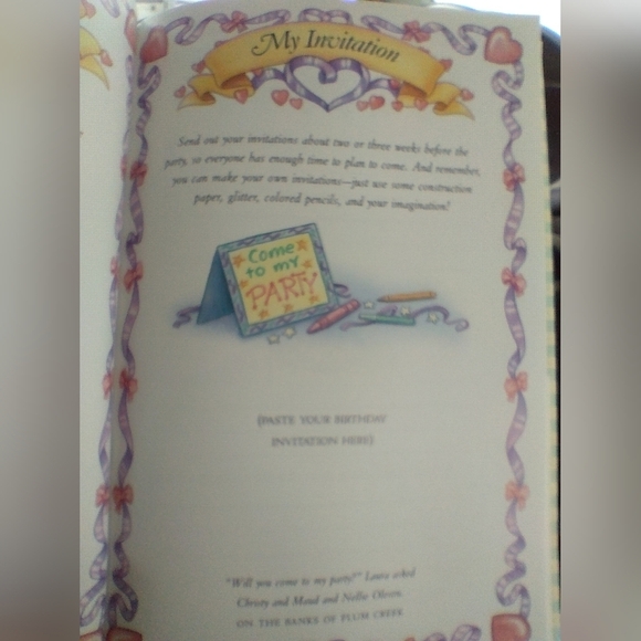 My Little House Birthday Book Little House on the Prairie Homeschool Journal - Picture 3 of 5